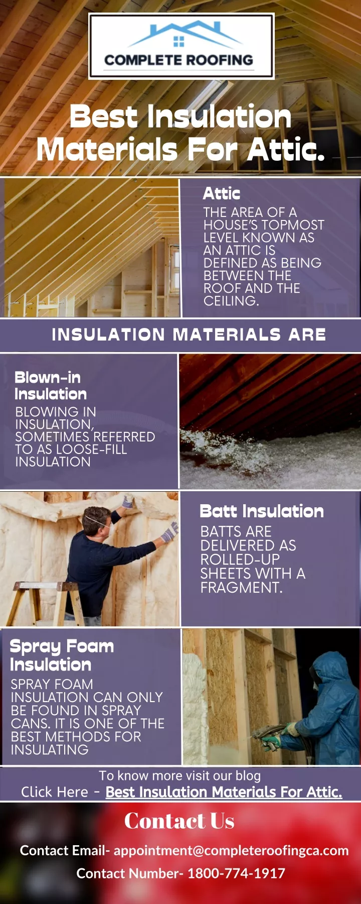 best insulation materials for attic