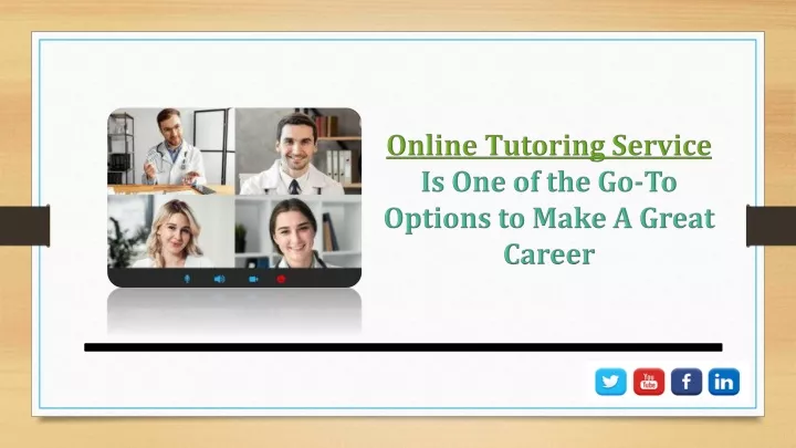 online tutoring service