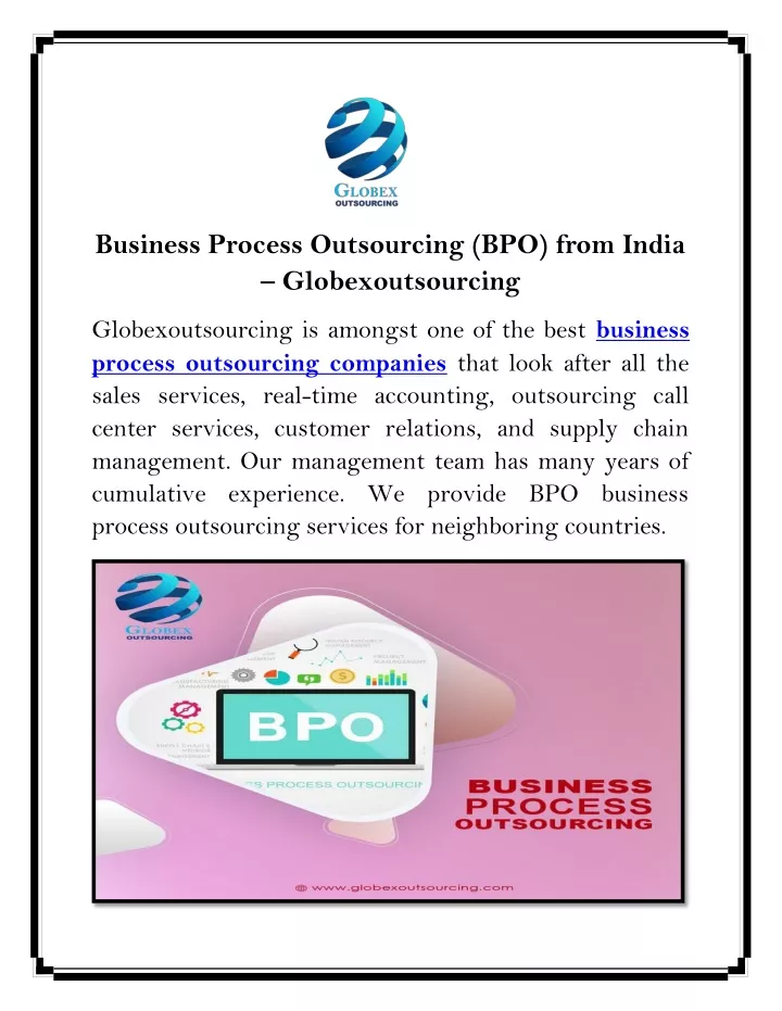 business process outsourcing bpo from india