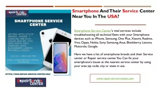 smartphone service center in the USA