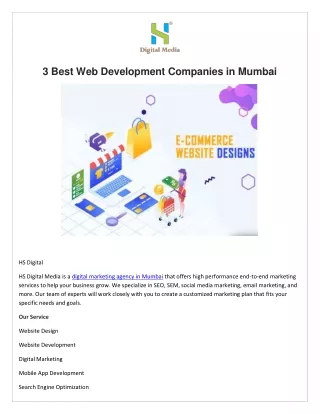 3 Best Web Development Companies in Mumbai