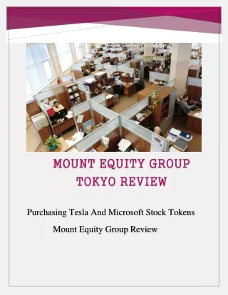 Purchasing Tesla and Microsoft stock tokens Mount Equity Group Review