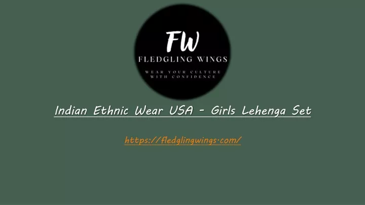 i ndian e thnic w ear usa girls lehenga set