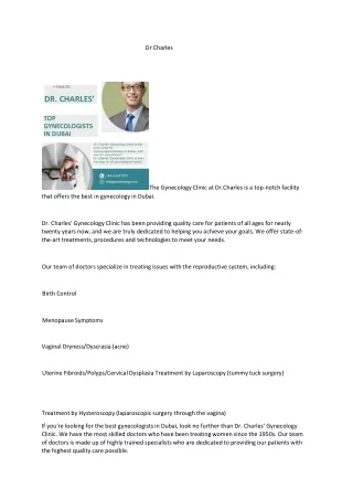dr charles
