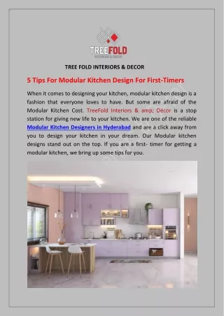 Whys And Wherefores To Have A Modern Modular Kitchen
