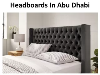 headboards in abu dhabi