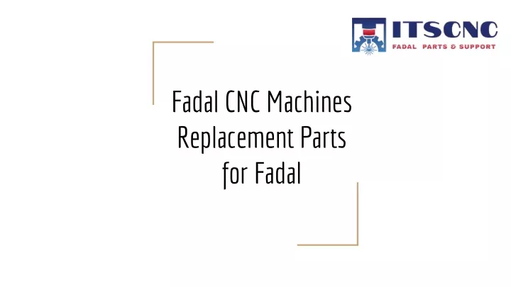 fadal cnc machines replacement parts for fadal