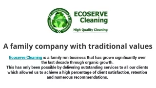 a family company with traditional values