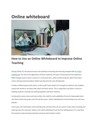 online whiteboard