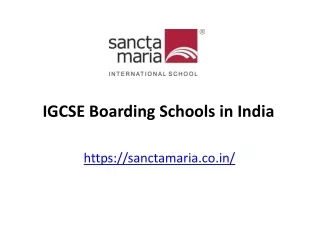IGCSE Boarding Schools in India