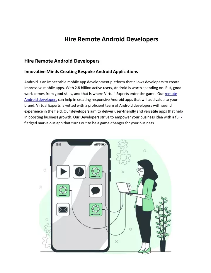 hire remote android developers