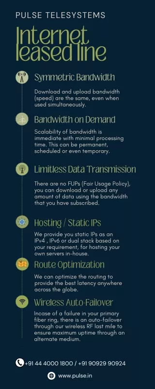 pulse telesystems internet leased line