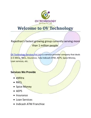 welcome to ov technology