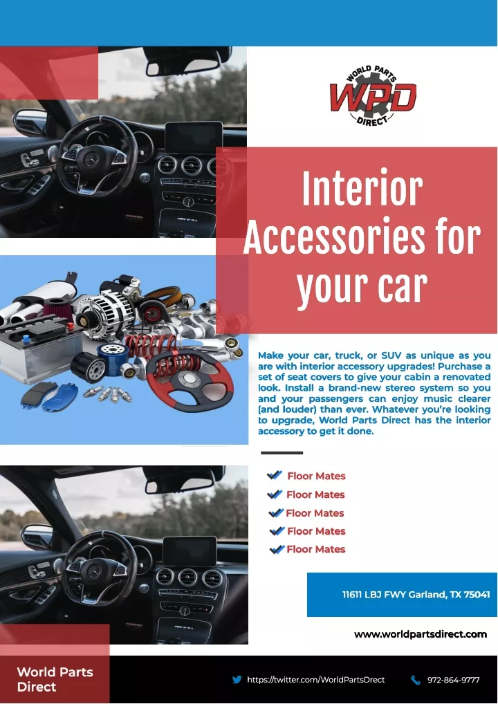 interior accessories for your car