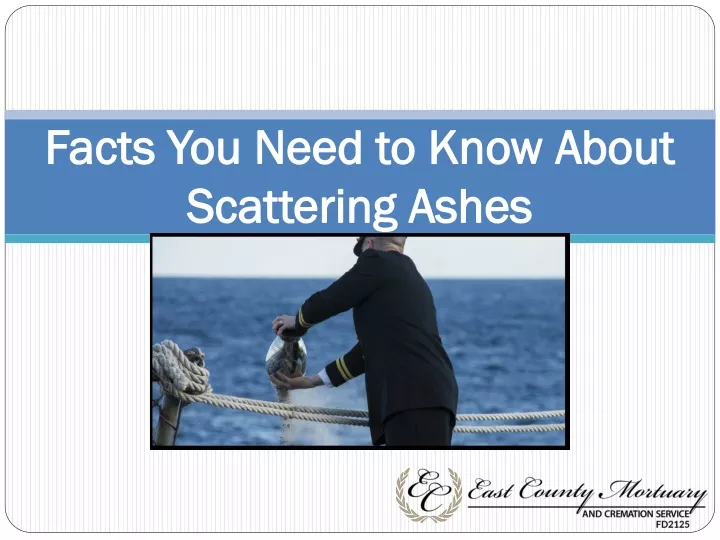 facts you need to know about scattering ashes