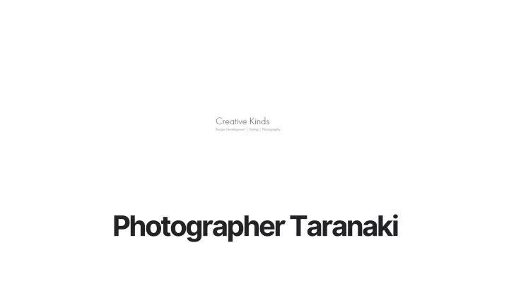 photographer taranaki