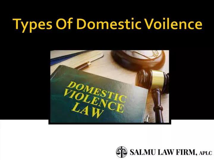 types of domestic voilence