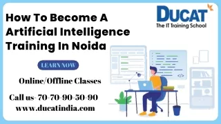 how to become a artificial intelligence training