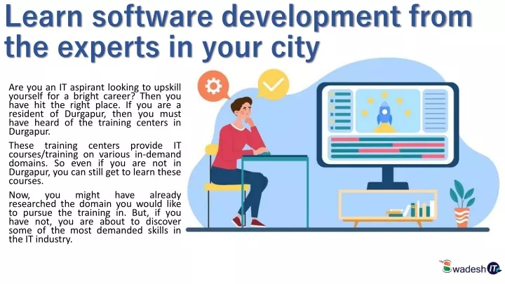 learn software development from the experts in your city