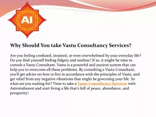 Vastu Consultancy Services