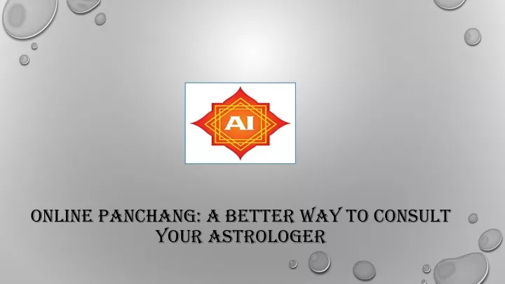 online panchang a better way to consult your astrologer