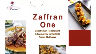 Zaffran One | Indian Restaurant & Takeaway in Hatfield Road, St Albans
