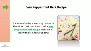 Easy Peppermint Bark Recipe