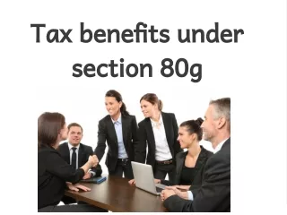 Factual Statements About 80G Registration