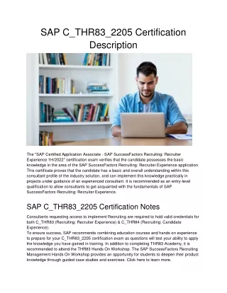 sap c thr83 2205 certification description