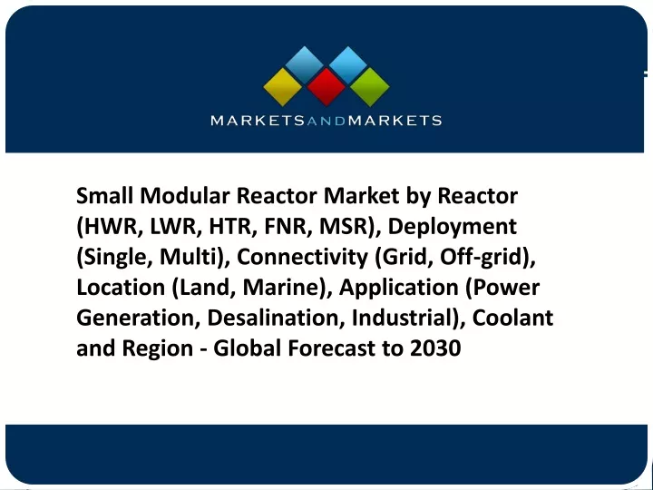 small modular reactor market by reactor