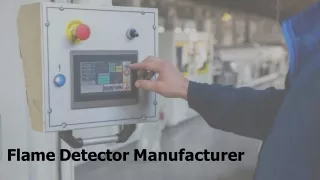 flame detector manufacturer
