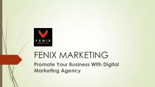 Promote Your Business With Digital Marketing Agency