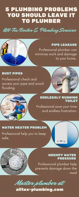 5 Plumbing problems You should leave it to plumber