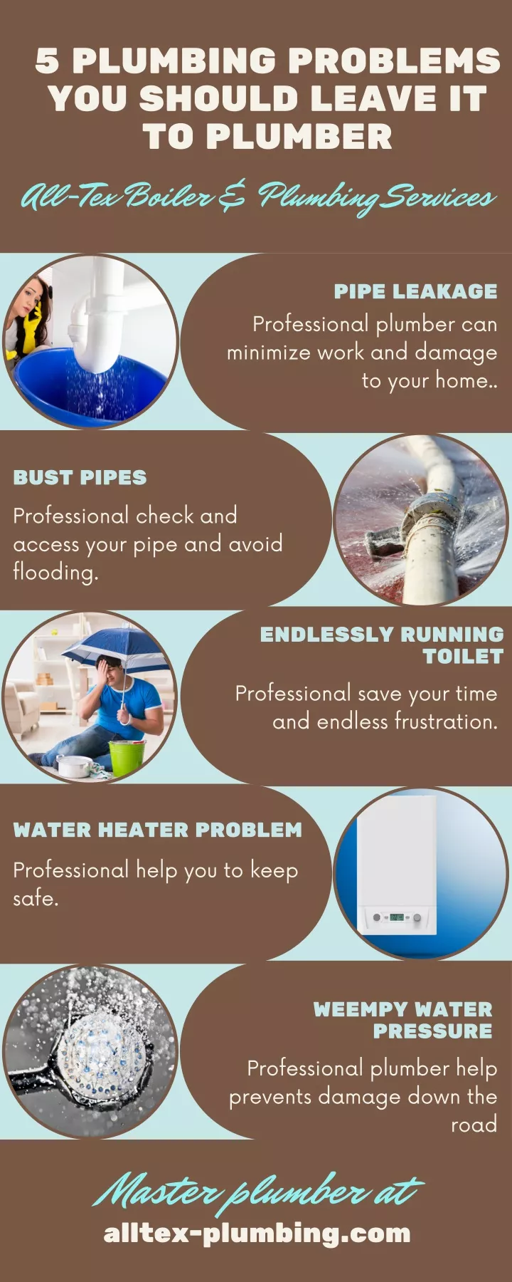 5 plumbing problems you should leave