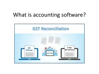What is accounting software