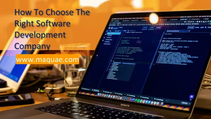 how to choose the right software development company