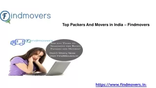 Top Packers And Movers in India - Findmovers