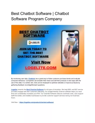 best chatbot software chatbot software program