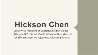 hickson chen senior vice president of operations