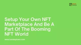 Setup Your Own NFT Marketplace And Be A Part Of The Booming NFT World