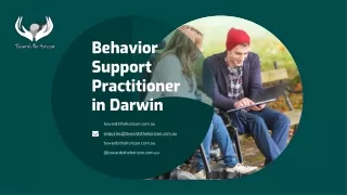 Behavior Support Practitioner in Darwin