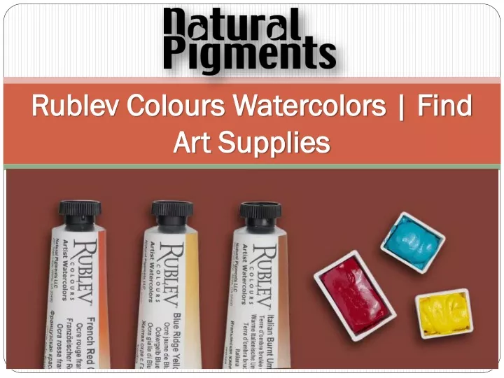rublev colours watercolors find art supplies