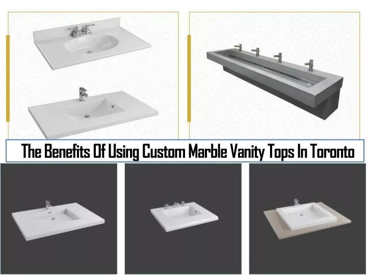 the benefits of using custom marble vanity tops