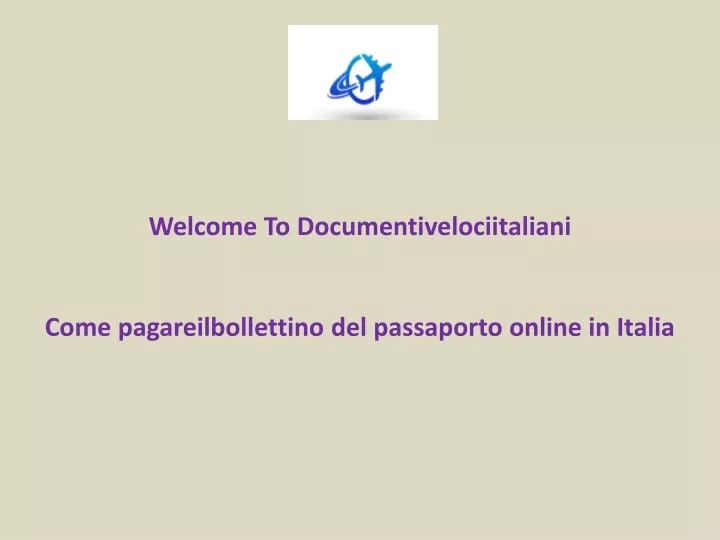 welcome to documentivelociitaliani
