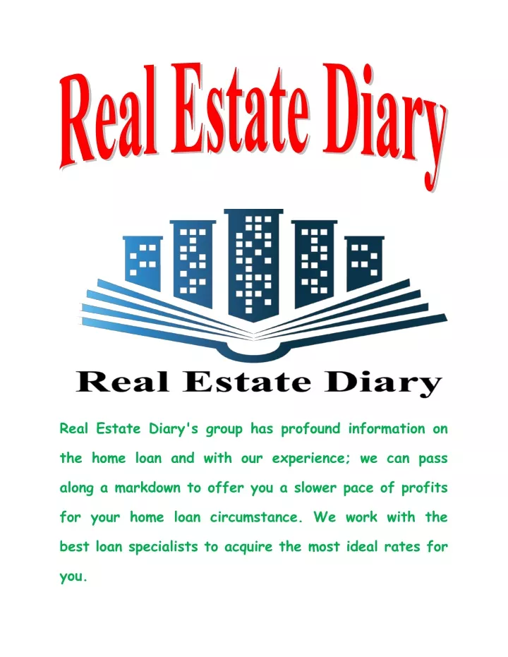 real estate diary s group has profound