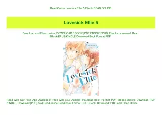 Read Online Lovesick Ellie 5 Ebook READ ONLINE
