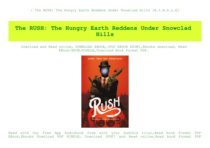 the rush the hungry earth reddens under snowclad