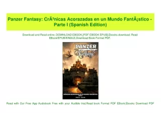 PDF) Panzer Fantasy CrÃƒÂ³nicas Acorazadas en un Mundo FantÃƒÂ¡stico - Parte I (Spanish Edition) (READ PDF EBOOK)