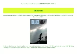 Free download [epub]$$ Bluesman {PDF EBOOK EPUB KINDLE}