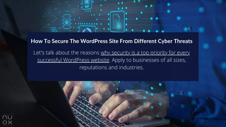 how to secure the wordpress site from different